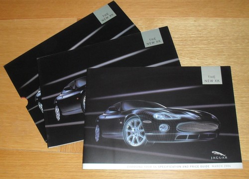 Jaguar brochure set - jaguar, xk